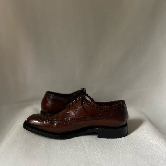 Florsheim Flexibles Size 9 Men’s Brown Leather Oxford Style Shoes - Picture 13 of 16